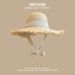 Lace Raffia Sun Hat - Oversized Brim For Beach Vacation | Breathable Openwork Design & UV Protection Summer Hat For Women_viptrois.com