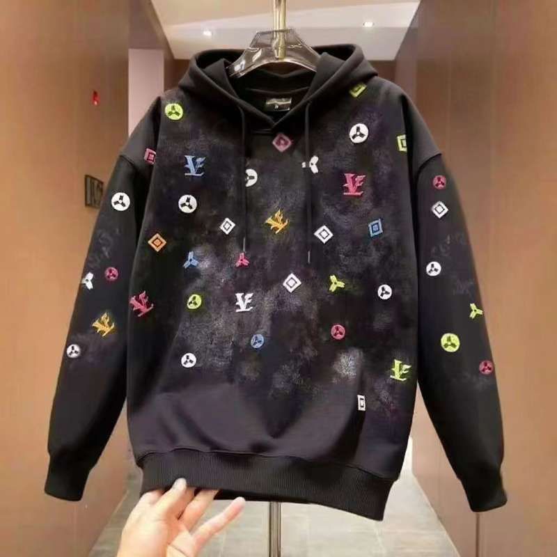 Men's High End Tie Dye Casual Sweatshirt Trendy Brand Foam Hoodie Autumn Top Standard Thickness Polyester Machine Washable_viptrois.com