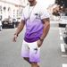 Men's Clothing Summer Short Sleeved Shorts Sports Leisure Suits In Stock_viptrois.com