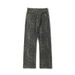 American High Street Leopard Print Jeans For Men, Spring And Autumn Style, Loose Straight Pants, Trendy Brand, Stylish_viptrois.com
