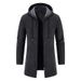 Men's Oversized Hooded Sweater Coat - Longline Knit Cardigan With Casual Streetwear Style (Available In 5 Colors & Plus Sizes)_viptrois.com