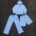 Men's Clothing Unisex Hoodie & Jogger Set – Oversized Streetwear Pullover With Matching Pants (Winter-Ready Fleece Lining, 3-Piece Coordinated Outfit)_viptrois.com