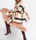 Unisex Thick beige warm scarf for women large plaid long tassel shawl_viptrois.com