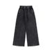 Men's Clothing 350g80 Cotton Washed Old Sweatpants Retro Style Big Terry Big Size Pants OVERSIZE Lace Up_viptrois.com