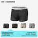 Pulse Summer Men's Underwear Ice Silk Breathable Mid-Waist Printed European Size Boxer Briefs One-Piece Wholesale Trendy Brand_viptrois.com