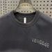 Vintage Washed Gradient Short Sleeve T-Shirt For Men & Women, Casual Loose Fit Round Neck Tee, Summer Fashion Streetwear Top_viptrois.com