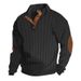 Men's Stylish Long Sleeve Pullover Hoodie - Lightweight Casual Sweatshirt For Spring & Autumn - Slim Fit Crewneck Top With Classic Color Options_viptrois.com