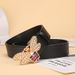 VOOTHOSTU Vintage Designer Belts Men Women Genuine Leather Bee Buckle Waist Dress Strap Belt for Jeans F0064_viptrois.com