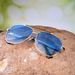 Punk Style Double Beam Large Metal Frame Sunglasses Ocean Lenses Indoor And Outdoor Sun Color Sunglasses Square Frame_viptrois.com