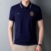 Men's Clothing High Quality Embroidered Polo Shirt Men's Short Sleeved Tops For Middle Aged And Young People_viptrois.com