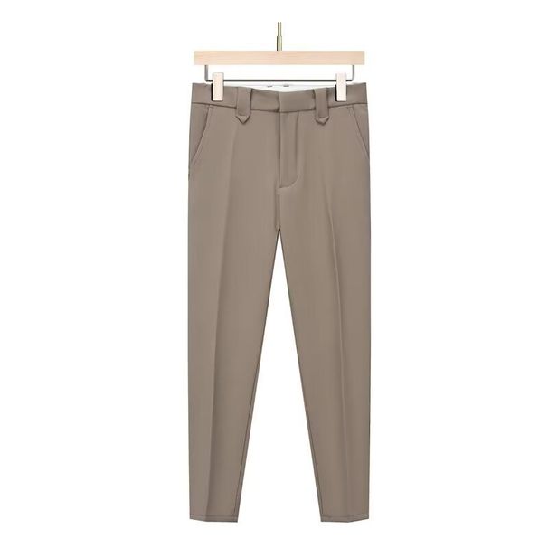 High Quality Spring, Summer And Autumn Harlan Nine-point Men's Pants Trendy Brand Drape Suit Pants Slim-fitting Small Feet Men's Casual Pants_viptrois.com