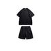 Men's Clothing Sports Suit Men's Summer Thin Wear Teenagers Short Sleeved Shorts Two Piece Suit_viptrois.com