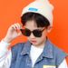 New Folding Polarizing Glass Children's Large Frame Baby Sunglasses 9-080_viptrois.com