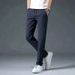 Ice Silk Breathable Summer Thin Casual Loose Plus Size Harem Sweatpants Korean Style Straight Long Men's Pants_viptrois.com