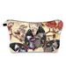 Mushroom Small Moon Pattern Cosmetic Bag Clutch Bag, Portable Cosmetic Items Storage Bag Storage Bag_viptrois.com