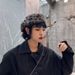 Fashionable Leopard Print Beret For Women, Autumn And Winter Woolen Pumpkin Hat, Korean Style Casual Artist Hat_viptrois.com