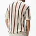 Men's Clothing European And American Thick Needle Hollow Knit Sweater Striped Contrast Wool Casual Polo Shirt_viptrois.com