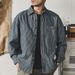 Men's Clothing Long Sleeve Japanese Loose Large Size Denim Shirt Men's Spring And Autumn Thin Jacket Men's Trend_viptrois.com