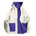 Men's Reversible Zip-Up Jacket – Lightweight Hooded Coat For Spring & Fall (Double-Sided Wear, Stand Collar, Loose Fit)_viptrois.com