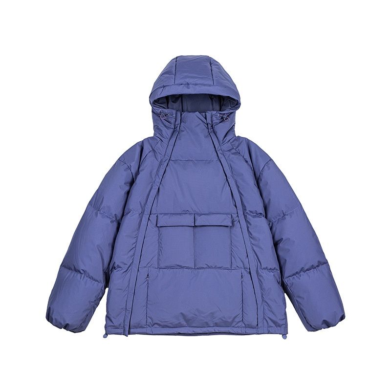 Nordmann ATBORDER Winter New Thickened Warm Windproof Hooded Coat White Duck Workwear Down Jacket_viptrois.com