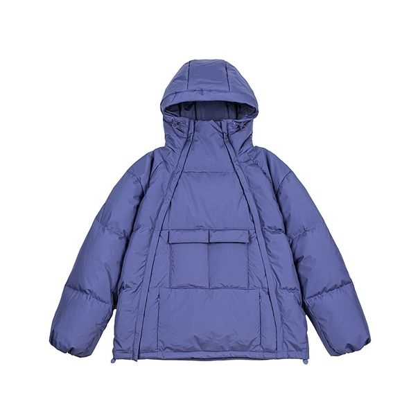 Nordmann ATBORDER Winter New Thickened Warm Windproof Hooded Coat White Duck Workwear Down Jacket_viptrois.com