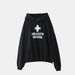 Men's Clothing Korean Version Of The Cross Print Washed Old Casual Loose Hooded Pullover Sweater Men's Vibe Style_viptrois.com