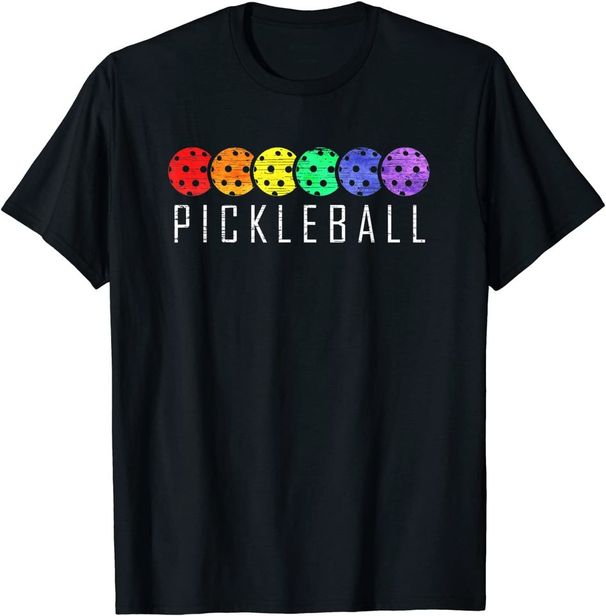 Pickleball T-Shirt Mens Womens Tees Top Funny Paddle Sports Player Retro Vintage Classic T-Shirt Mens Womens Tees Top_viptrois.com