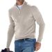 Nordmann 2025 Independent Station New Long Sleeve V-Neck Wool Fleece Zipper Men's Casual Top Polo Shirt_viptrois.com