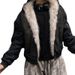 Washed Denim Cotton Clothes With Fleece Jacket American Street Waste Soil Cotton Clothes_viptrois.com