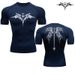 Men's Clothing Compression Shirt Black Fitness T Shirt Men's Muscle Quick Drying Fitness Sportswear Sun Protection Sports Close Fitting_viptrois.com