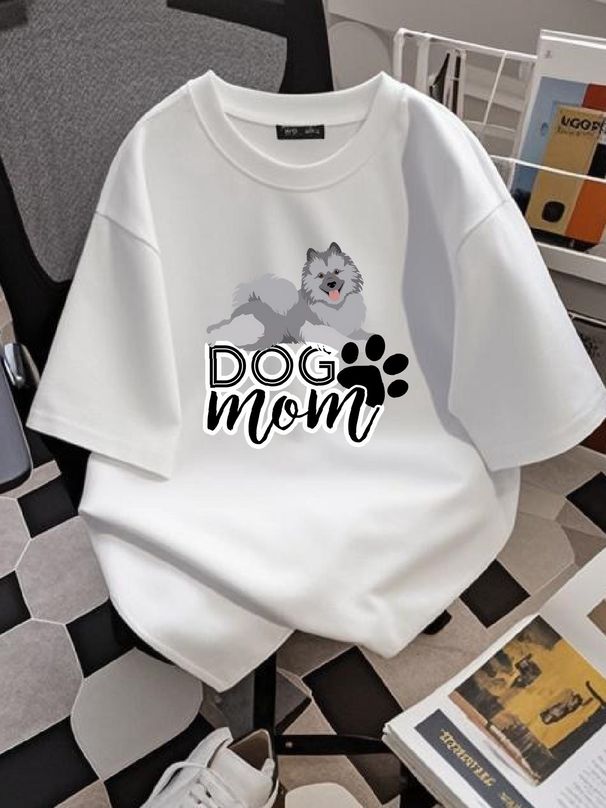 Cute Smiling Keeshond Dog Mom Graphic Baseball Cap Snapback Caps Knitted Hat Versatile Summer Graphic Stretched Top For Everyday Wear Comfortable_viptrois.com