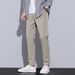 Men's Clothing Summer Thin Youth Straight Business All Match Slim Men's Casual Pants Korean Style Trendy Pants Men_viptrois.com