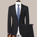 Men's groomsmen, Korean style grooms wedding dresses, business casual, formal, slim, casual suits for men_viptrois.com