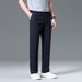 Men's Summer Ultra-Thin Ice Silk Casual Pants - Breathable, Stretchable & Comfortable Straight Fit For Business & Leisure_viptrois.com
