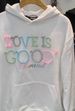 Cross-Border Foreign Trade Correct Version GOODBRAND Rhinestone Handmade Distressed Unisex Hoodie Loose Fit Hooded_viptrois.com