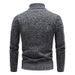 Pure Cross-Border Winter New Men's Fashion Trend High Neck Lined Thickened One-Piece Fleece Sweatshirt Knitted Sweater_viptrois.com