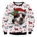 Pure New European And American Style 3D Printed Animal Kitten Pattern Men's Crew Neck Sweatshirt Couple Outfit Christmas_viptrois.com