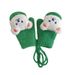 Children's gloves Winter ins Cubs for boys and girls fleece thickened warm mittens with neck hanging baby gloves_viptrois.com