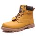 Men's Genuine Leather Boots - Winter Casual Roman Boots With Ethnic Pattern, Breathable & Comfortable (Black, Dark Brown, Yellow, Light Brown)_viptrois.com
