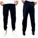 Autumn Men's Sports Casual Slim Fit Patchwork Skinny Pants Fleece Lined Fashion Versatile_viptrois.com