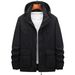 Spring And Autumn Men's Jacket Casual Stand-Up Collar Loose Jacket Multi-Pocket Removable Hat Outdoor Jacket_viptrois.com