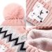 2PCS Winter Frauen Plüsch Samt Hüte Hals Wärmer Hut Schal Set Mützen Radfahren Winddicht Hut Im Freien Ohr Schutz_viptrois.com