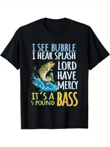 T-shirtblack 2026 Bass Men's Fishing - Soft, Comfortable For Ou_viptrois.com