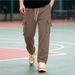 Men's Straight-Leg Cargo Joggers – Multi-Pocket Training Pants With Stretch Fabric (Athletic, Basketball, Outdoor Wear)_viptrois.com