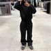 Men's Clothing Casual West Coast Sweatpants High Street Kpop Hip Hop Rap Casual Pants Loose Straight Pants_viptrois.com