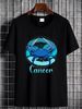Cancer Astrology Zodiac Horoscope Sign T Shirt Comfortable Breathable Soft Homme Stretched Streetwear Fashion Casual Designer Clothes Summer_viptrois.com