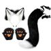 Halloween outfit plush fox ear headband_viptrois.com