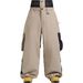 Unisex Waterproof Snow Pants With Multi-Pockets – Windproof, Breathable Wide-Leg Ski Trousers For Men & Women_viptrois.com