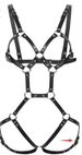 New leather punk ring binding street dance performance accessory belt_viptrois.com