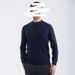 Autumn And Winter Warm Solid Color Half High Collar Bottom Knitted Sweater, Slim Fit Versatile Sweater_viptrois.com
